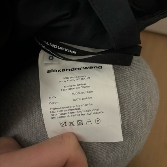 Alexander Wang Cross Front Cropped Shirt - Picture 6 of 6